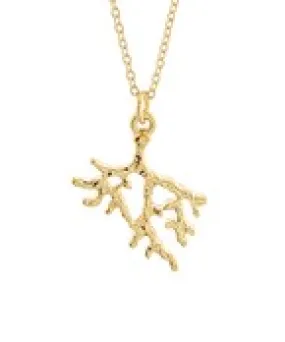 GOLD CORAL NECKLACE