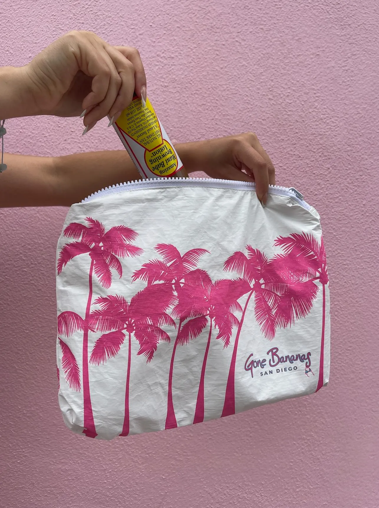 Gone Bananas Beachwear Reversible Bikini Pouch