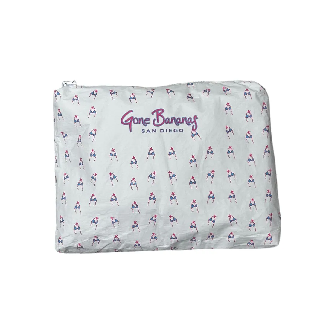 Gone Bananas Beachwear Reversible Bikini Pouch