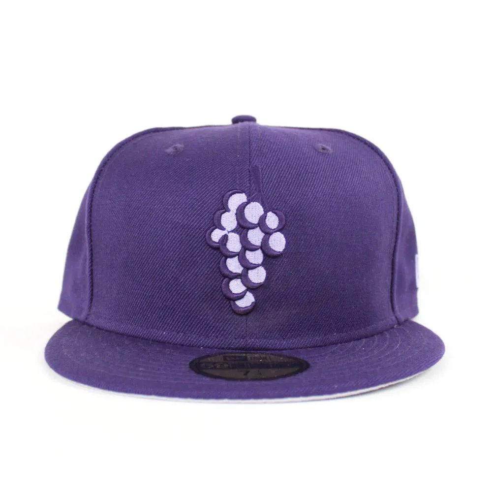 Grape New Era 59Fifty Fitted Hat (Purple Gray Under Brim)