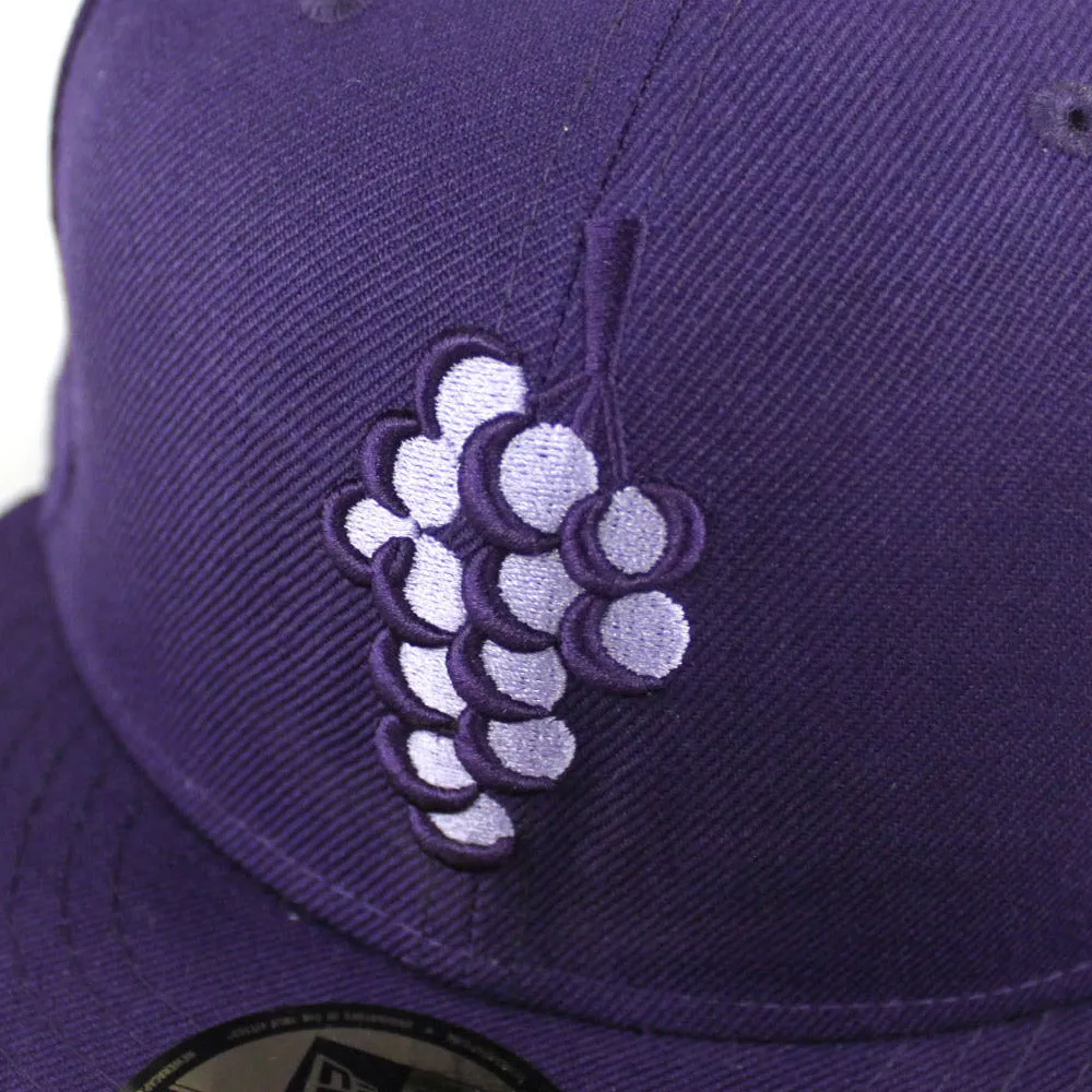 Grape New Era 59Fifty Fitted Hat (Purple Gray Under Brim)