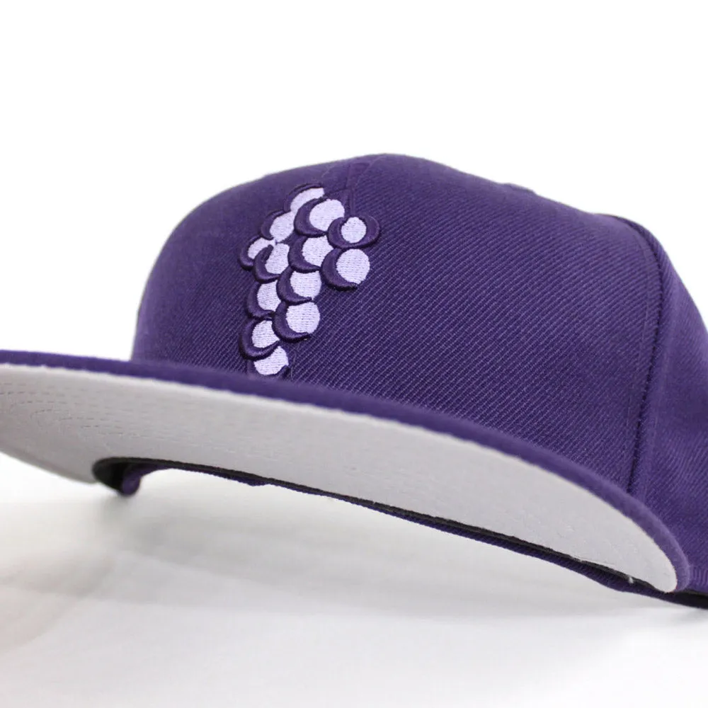 Grape New Era 59Fifty Fitted Hat (Purple Gray Under Brim)