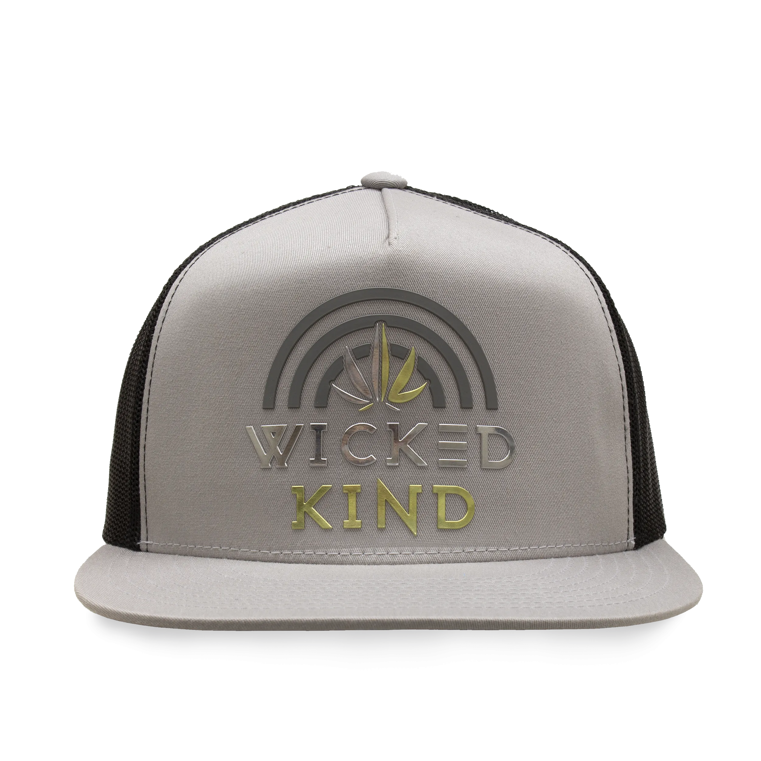 Gray Metallic Trucker