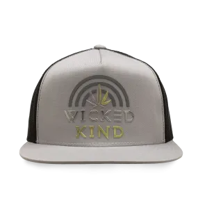 Gray Metallic Trucker