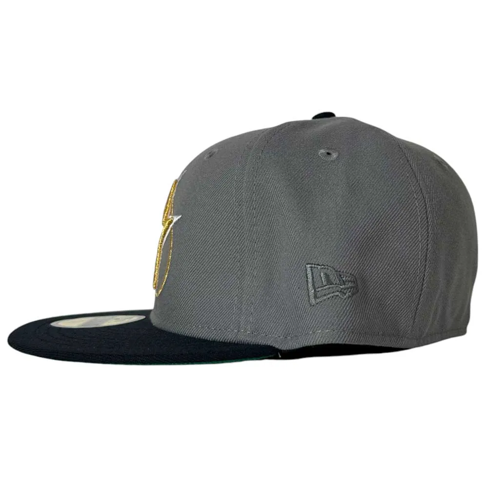 Gray Navy Circle Star Houston Astros New Era Hat 5950 Fitted designed by Whatafitted