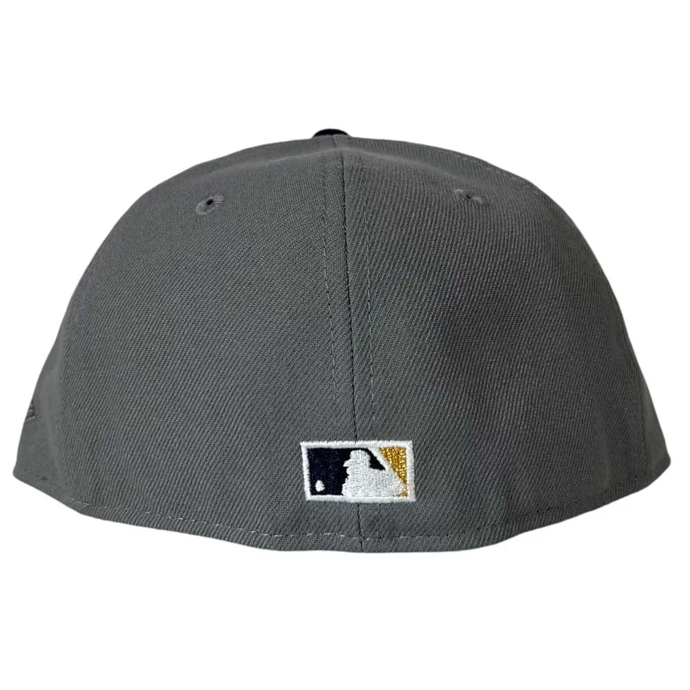 Gray Navy Circle Star Houston Astros New Era Hat 5950 Fitted designed by Whatafitted