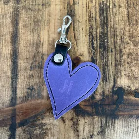 Heart Handbag Charm - Lavender