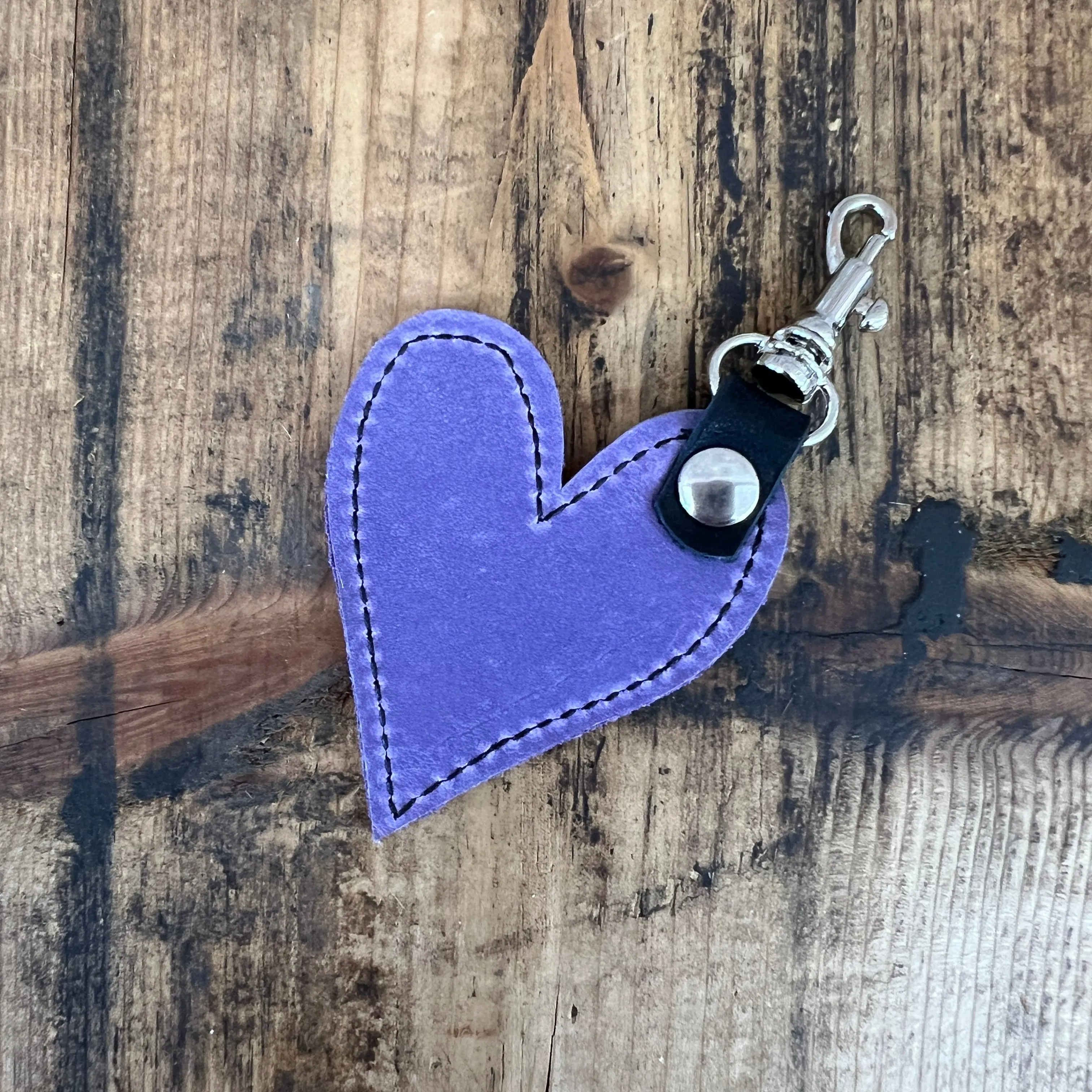 Heart Handbag Charm - Lavender