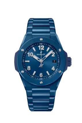 Hublot Big Bang Integrated Time Only Blue Magic Ceramic Men's Watch