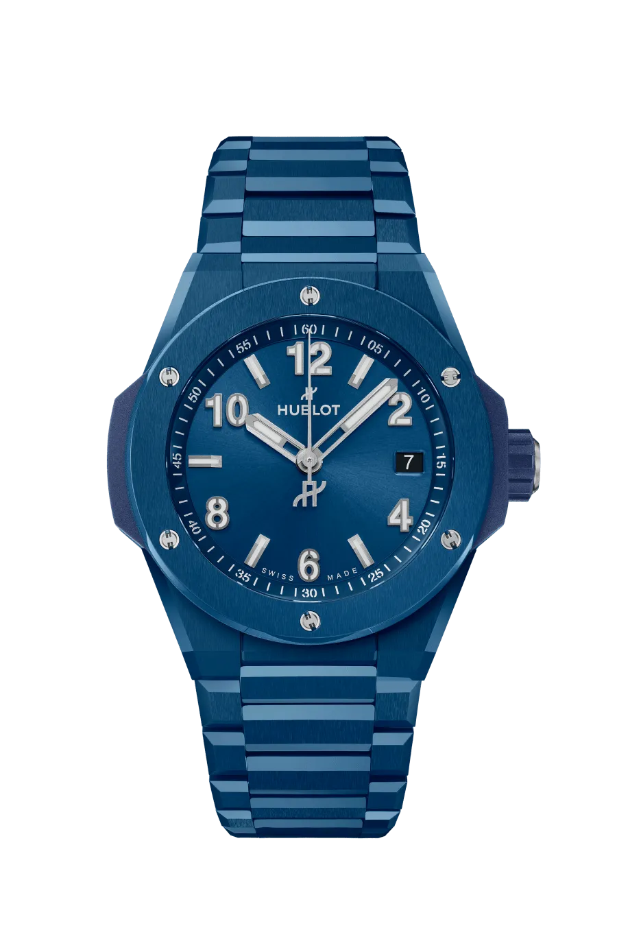 Hublot Big Bang Integrated Time Only Blue Magic Ceramic Men's Watch