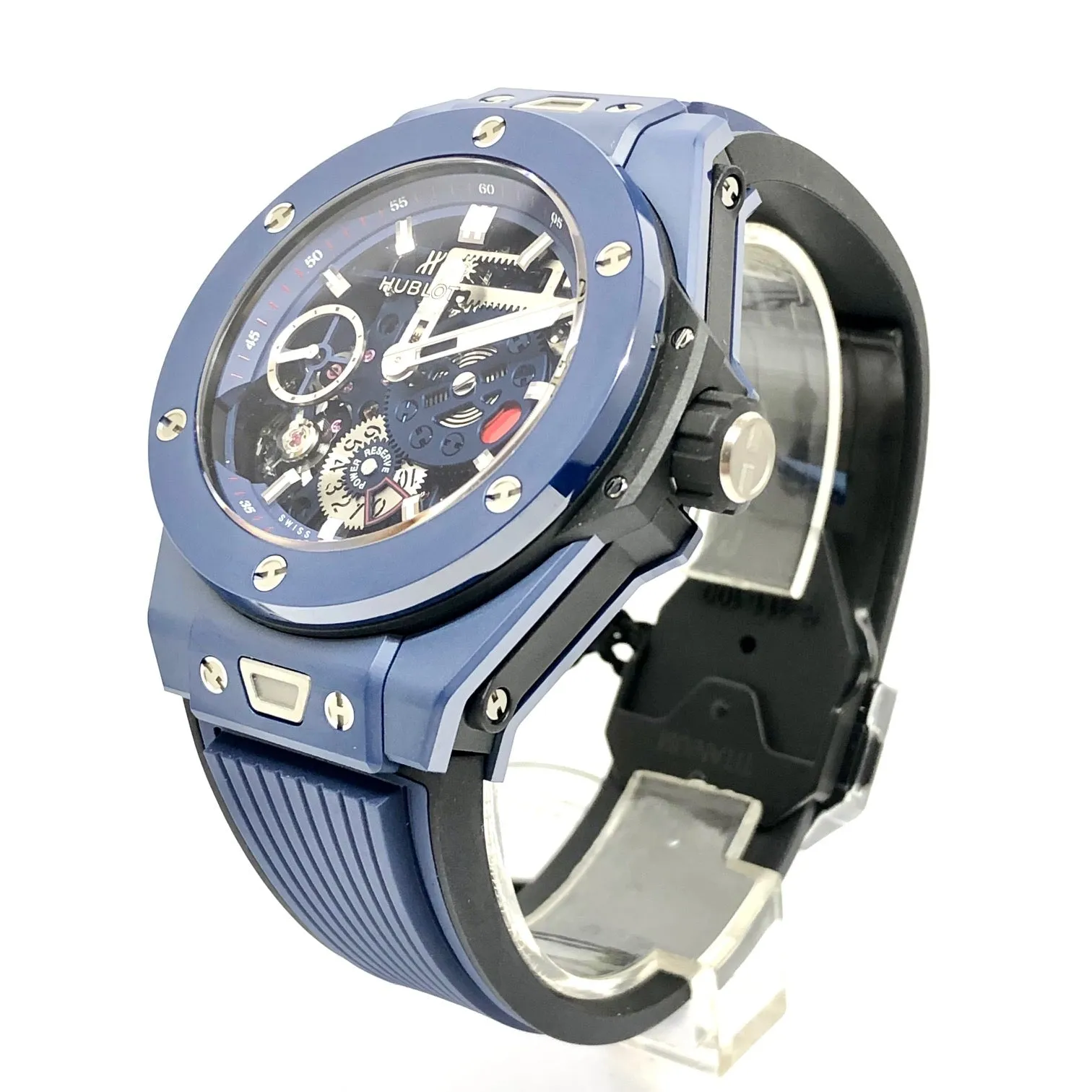 Hublot Big Bang Meca-10 Ceramic Blue Men's Watch