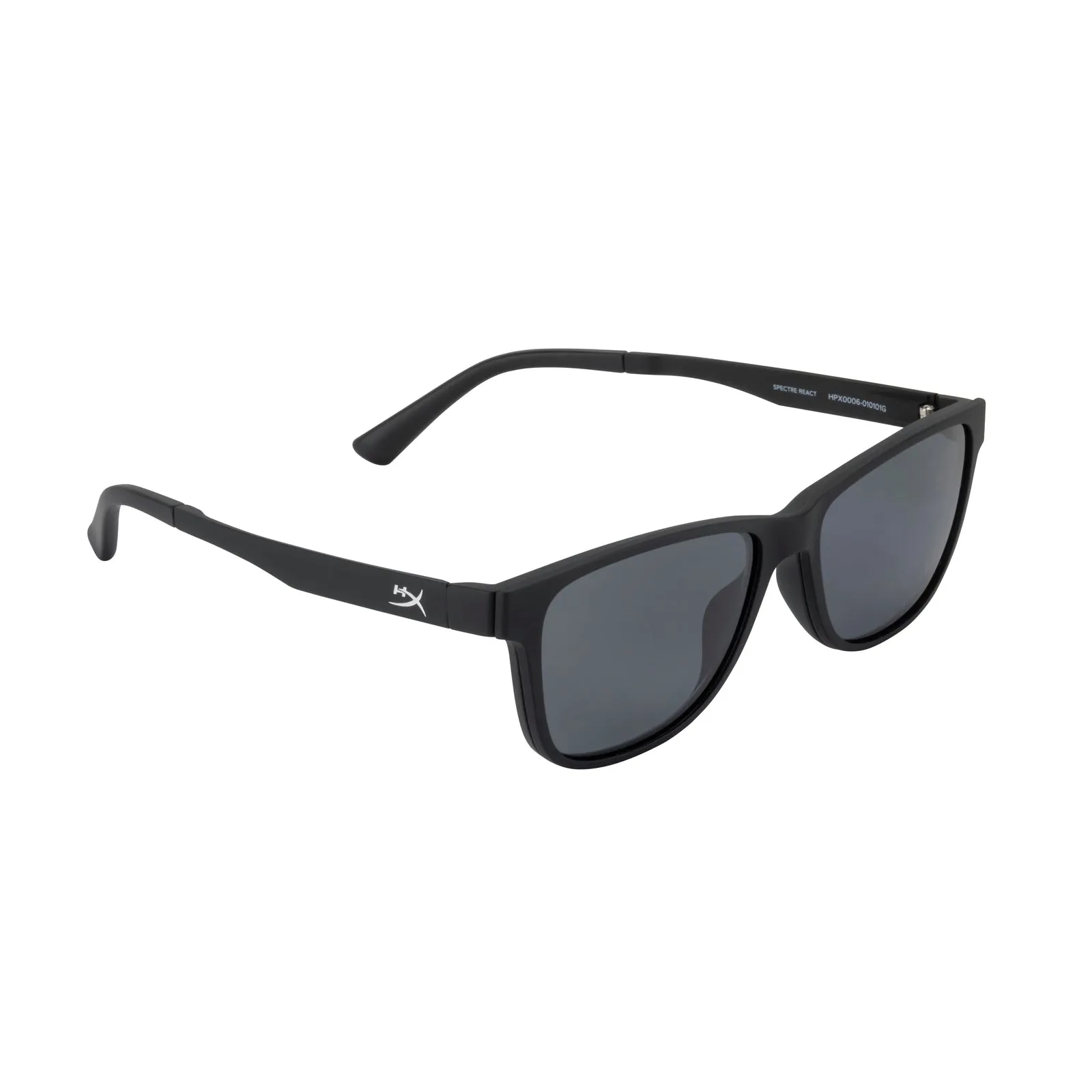 HyperX Spectre React - Gaming Eyewear with Clip (Black) - Square - Small-Medium
