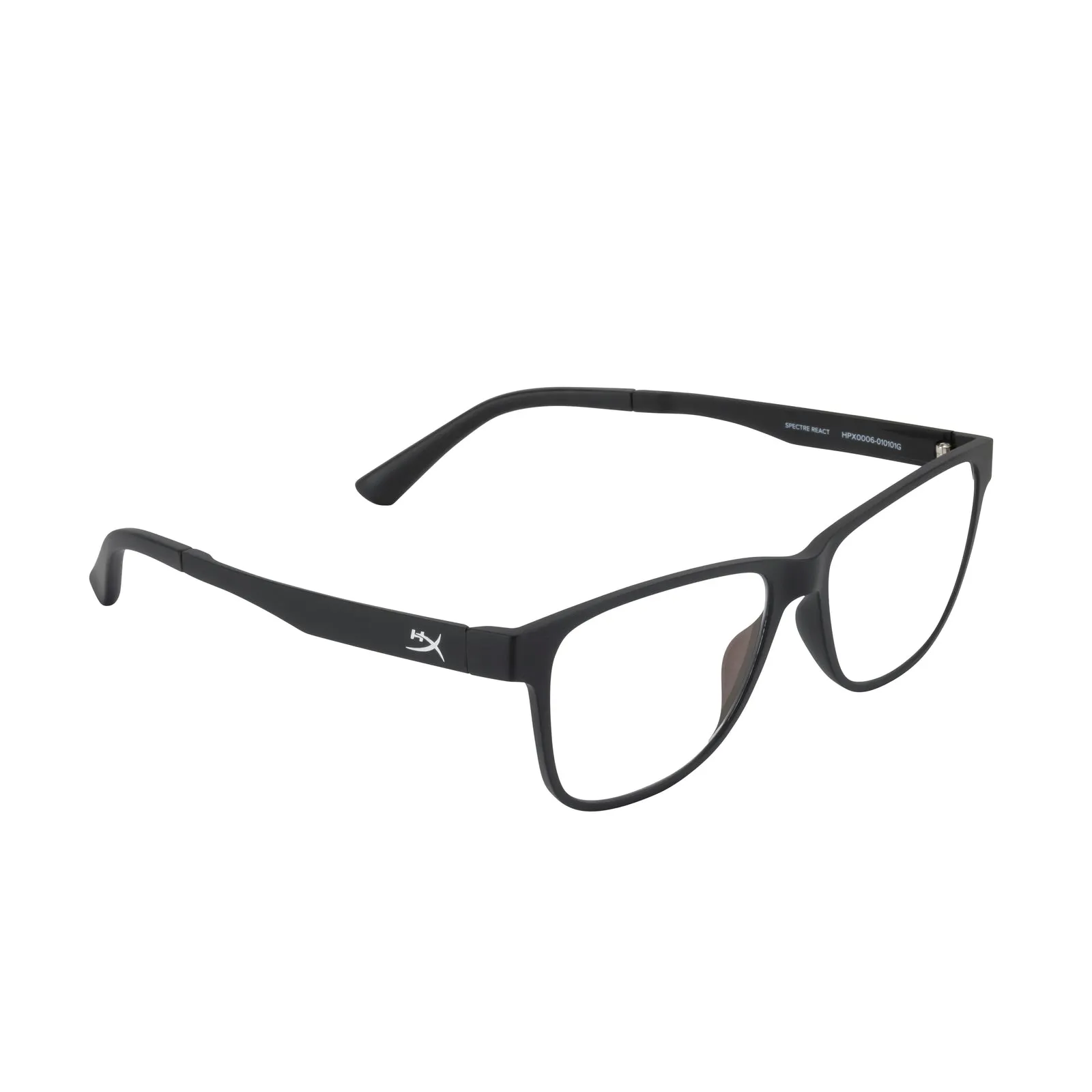 HyperX Spectre React - Gaming Eyewear with Clip (Black) - Square - Small-Medium