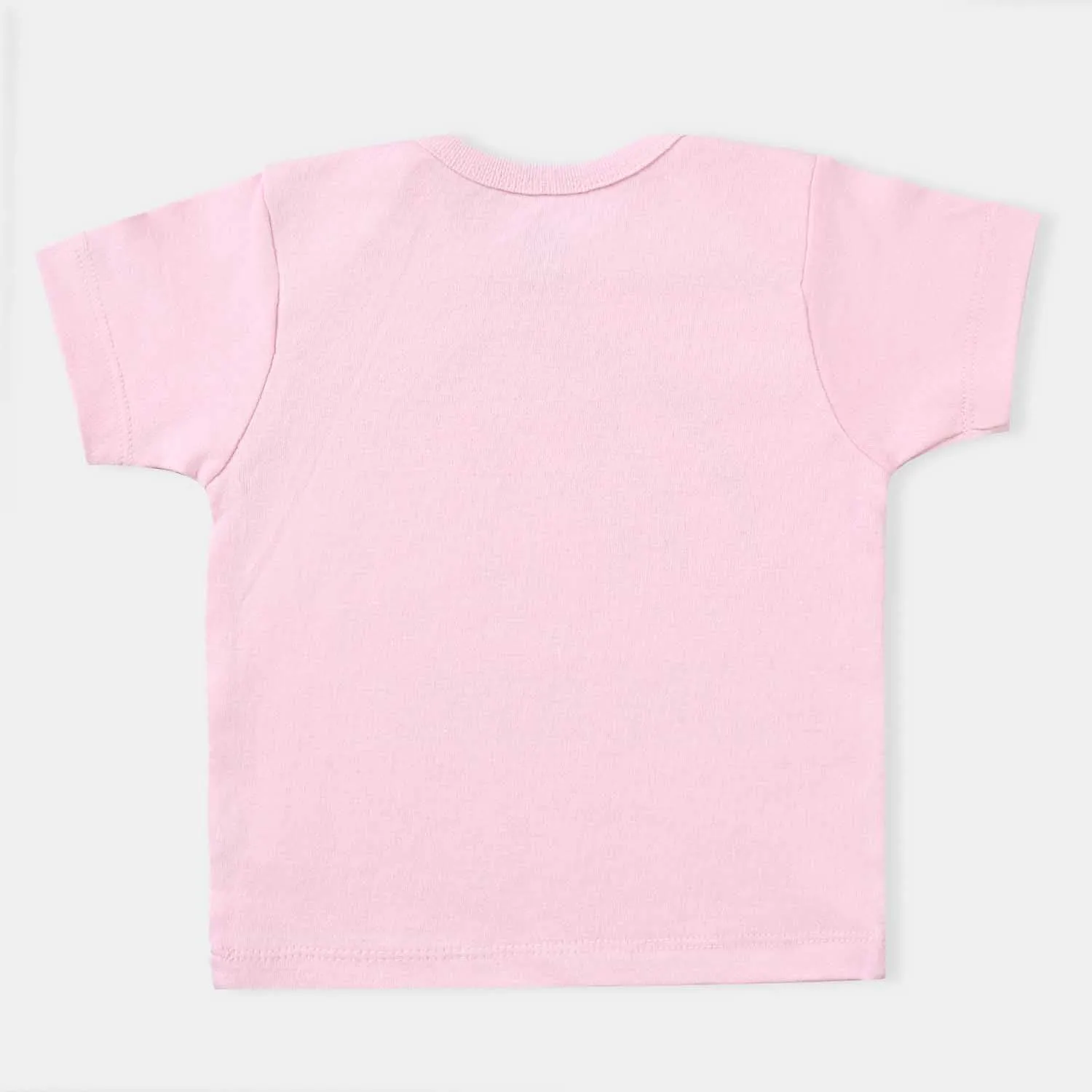 Infant Girls Cotton Interlock 4 Piece Set (T-Shirt/Short/Cap/Bib)-mIX