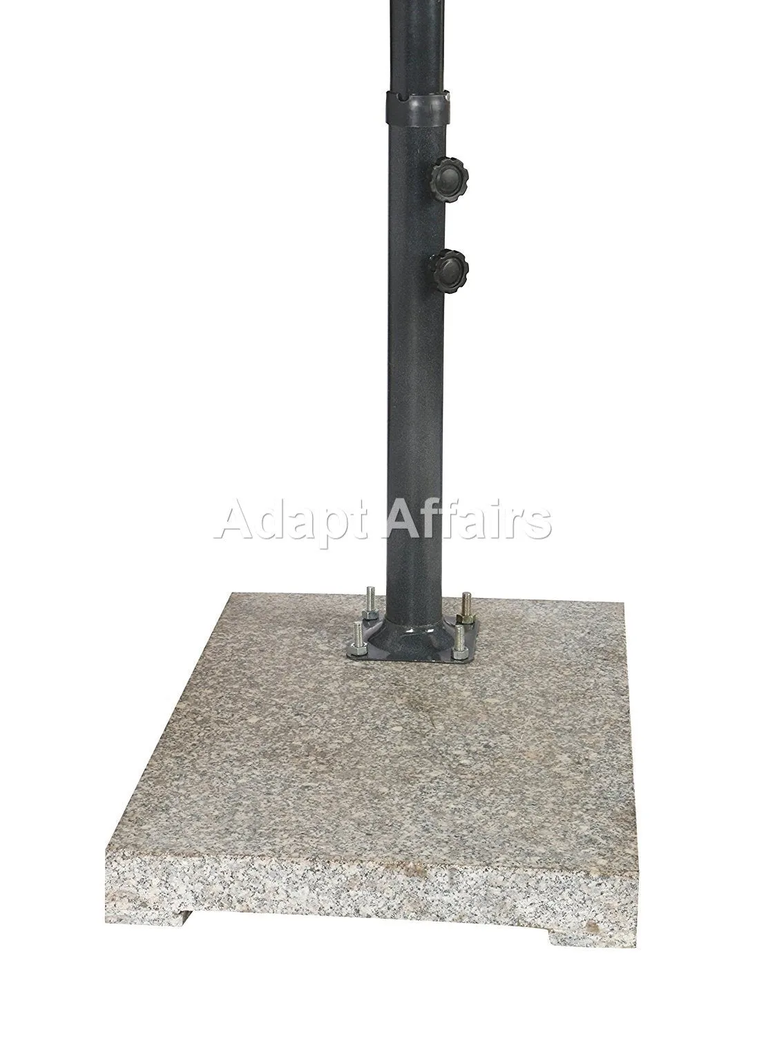 Invezo Side Pole Garden Umbrella (Maroon) with 9 ft diameter & 30 kgs Granite base - Outdoor Umbrella/Cantilever Umbrella/Patio Umbrella/Balcony Umbrella.