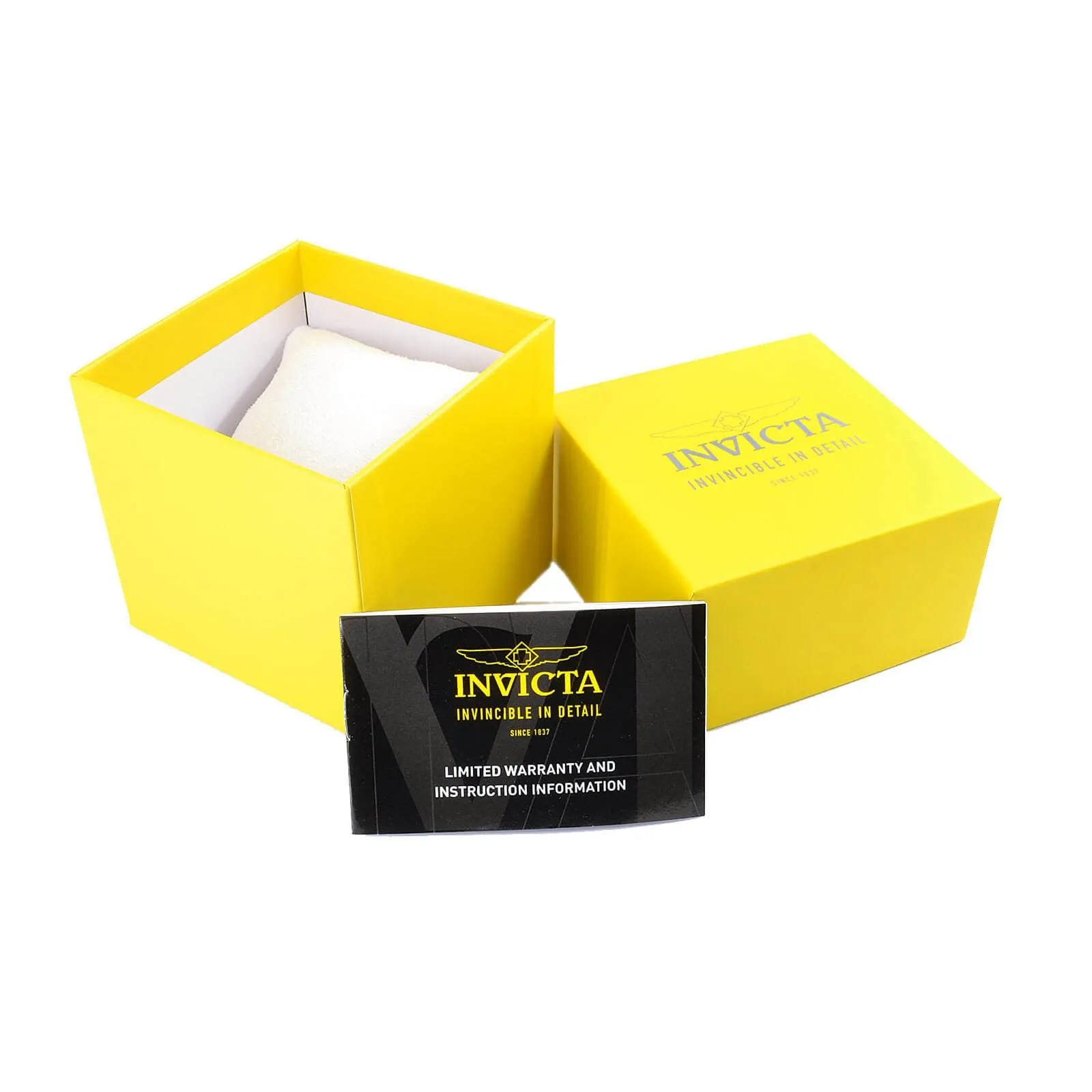 Invicta Men's Chronograph Watch - Aviator Black Dial Yellow Steel Bracelet | 17206