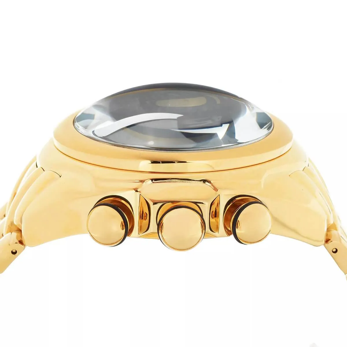 Invicta Men's Chronograph Watch - Lupah Blue Dial Gold Tone Bracelet | 31412