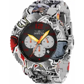 Invicta Men's Chronograph Watch - Pro Diver Quartz Aqua Plated Steel Bracelet | 36772