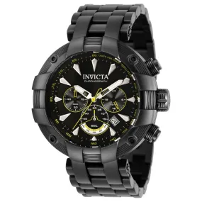 Invicta Men's Quartz Watch - Subaqua Chronograph Black Dial Steel Bracelet | 32217