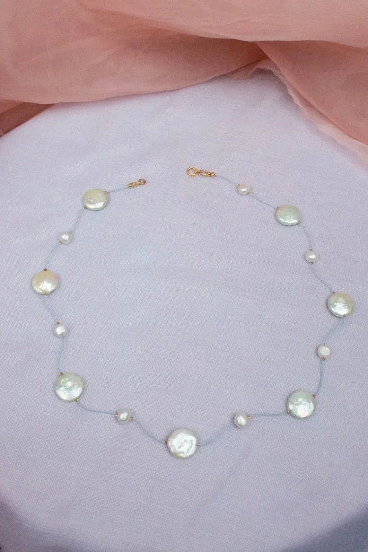 Isshi - Desnuda Necklace: Dusty Moss