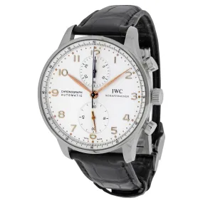 IWC Portuguese Chronograph 3714 Silver Dial Automatic Men's Watch