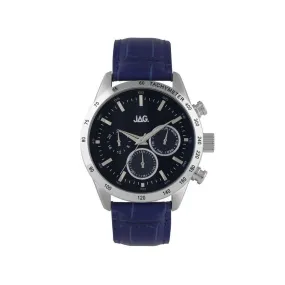 Jag Mens Blue Face Chronograph Watch J2165