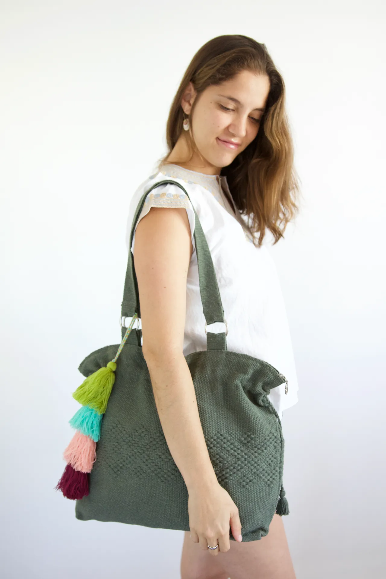 Jalieza Shoulder Bag - Olive Green