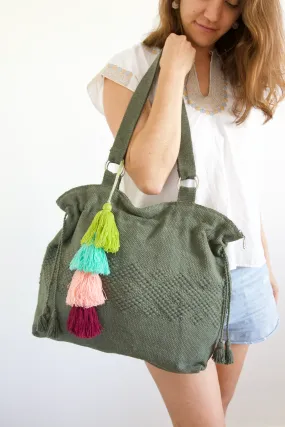 Jalieza Shoulder Bag - Olive Green