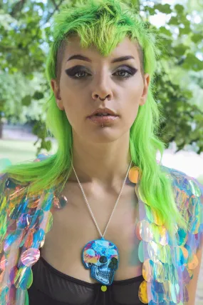Jellyfish Skull Statement Necklace