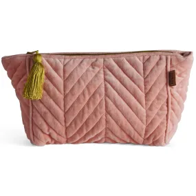 KIP & CO TUSCAN SUNSET VELVET TOILETRY BAG