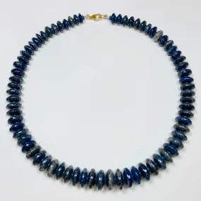 lapis statement necklace