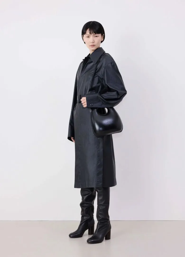 Lemaire 'egg' hard case crossbody bag, black