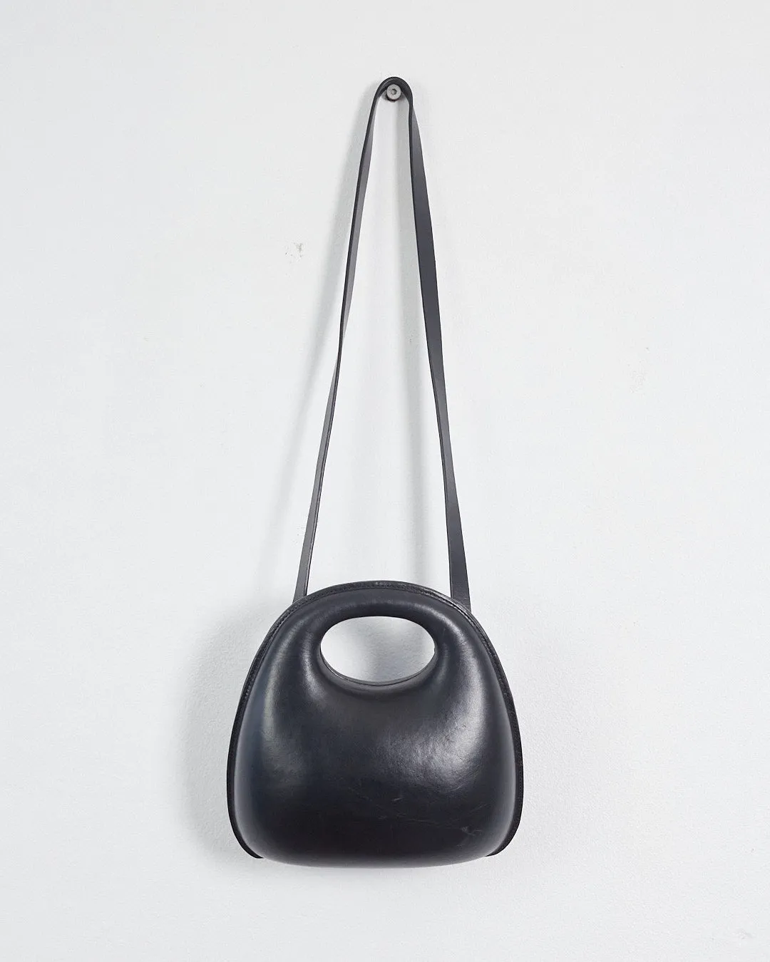 Lemaire 'egg' hard case crossbody bag, black