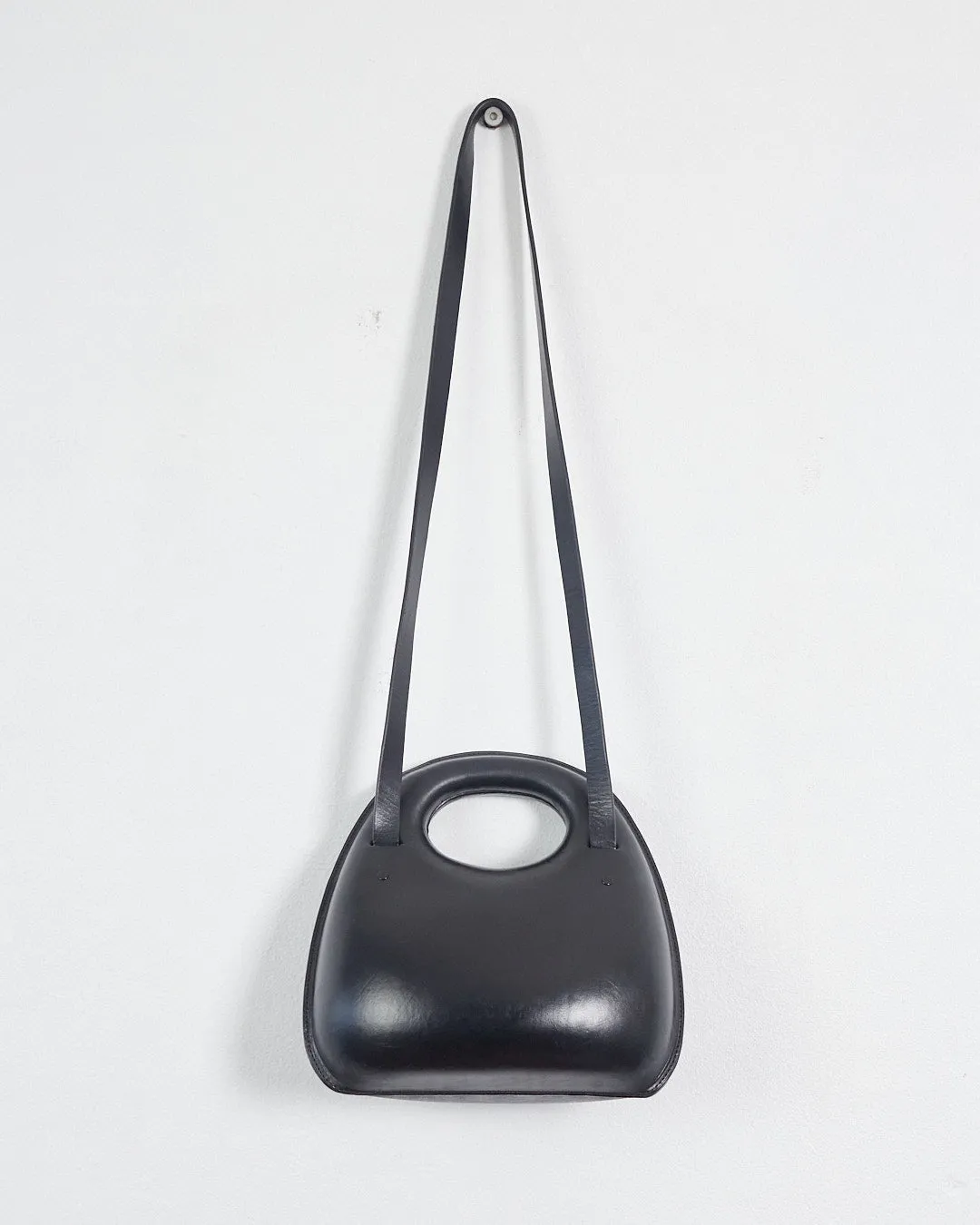 Lemaire 'egg' hard case crossbody bag, black