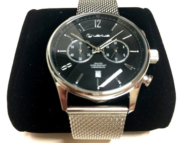 Lexus Stainless Steel Chronograph Watch