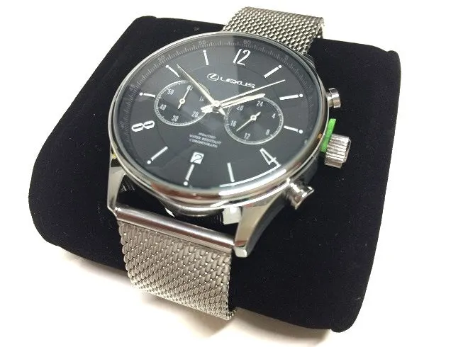 Lexus Stainless Steel Chronograph Watch