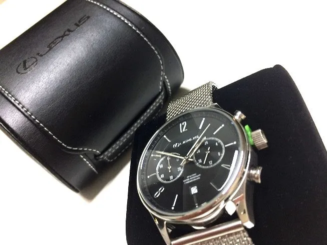 Lexus Stainless Steel Chronograph Watch