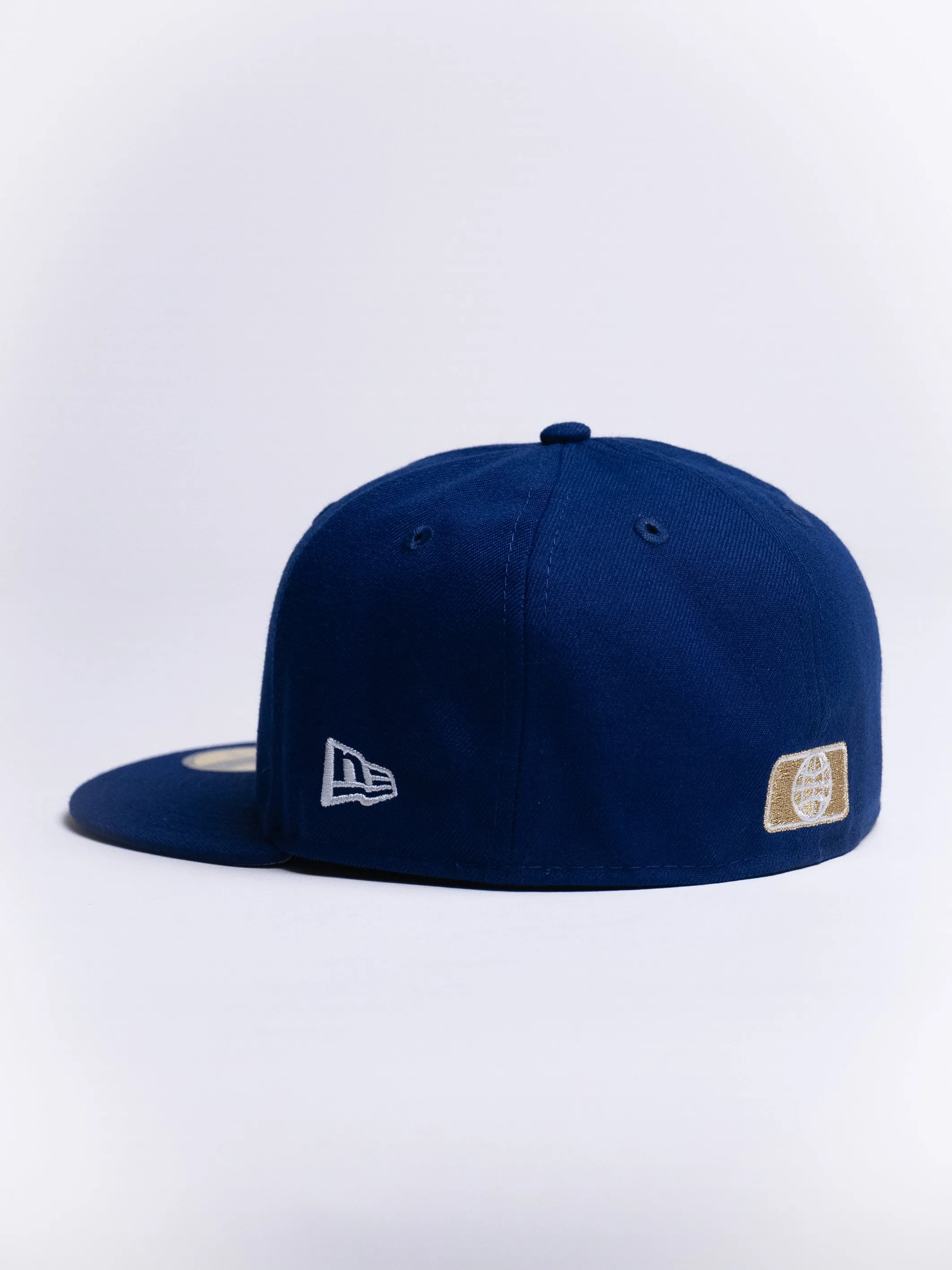 Limited Royal Blue / White Gold Mexico Flag 1LoveIE New Era 59FIFTY Fitted Cap