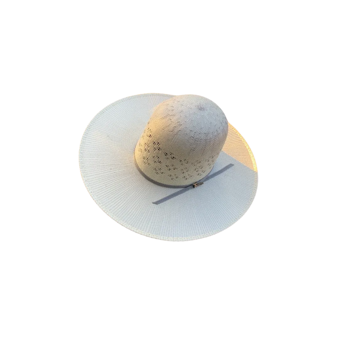 M&F Women's Twister Bangora Gray Ivory Hat