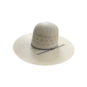 M&F Women's Twister Bangora Gray Ivory Hat