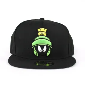 Marvin the Martian New Era 59Fifty Fitted Hat (Black Gray Under Brim)