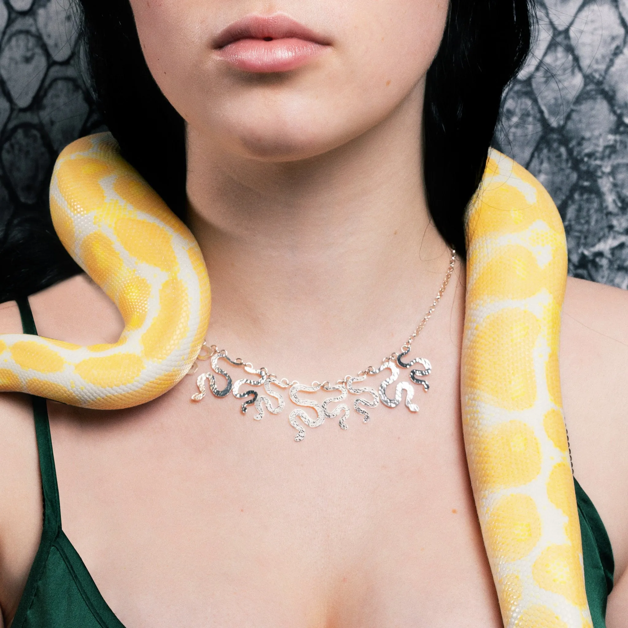 Medusa Gorgon Statement Necklace