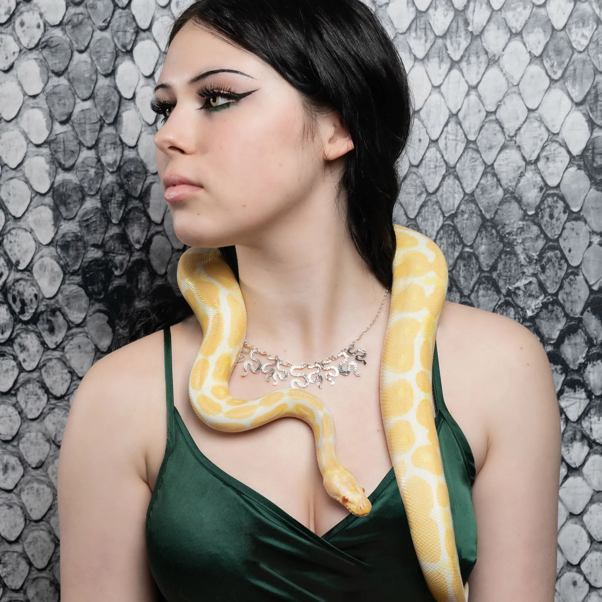 Medusa Gorgon Statement Necklace