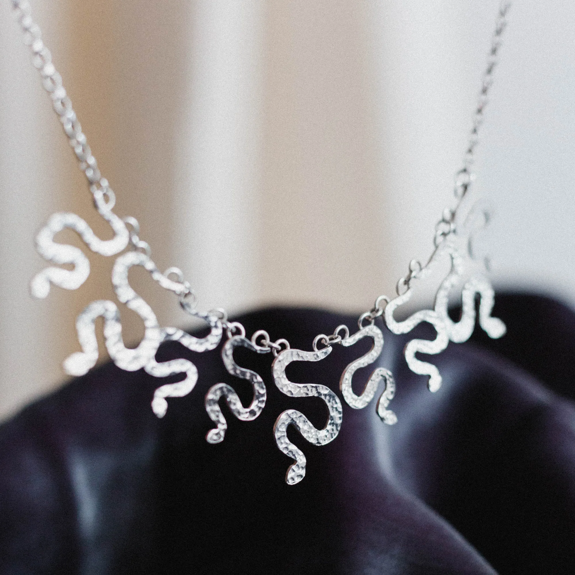 Medusa Gorgon Statement Necklace