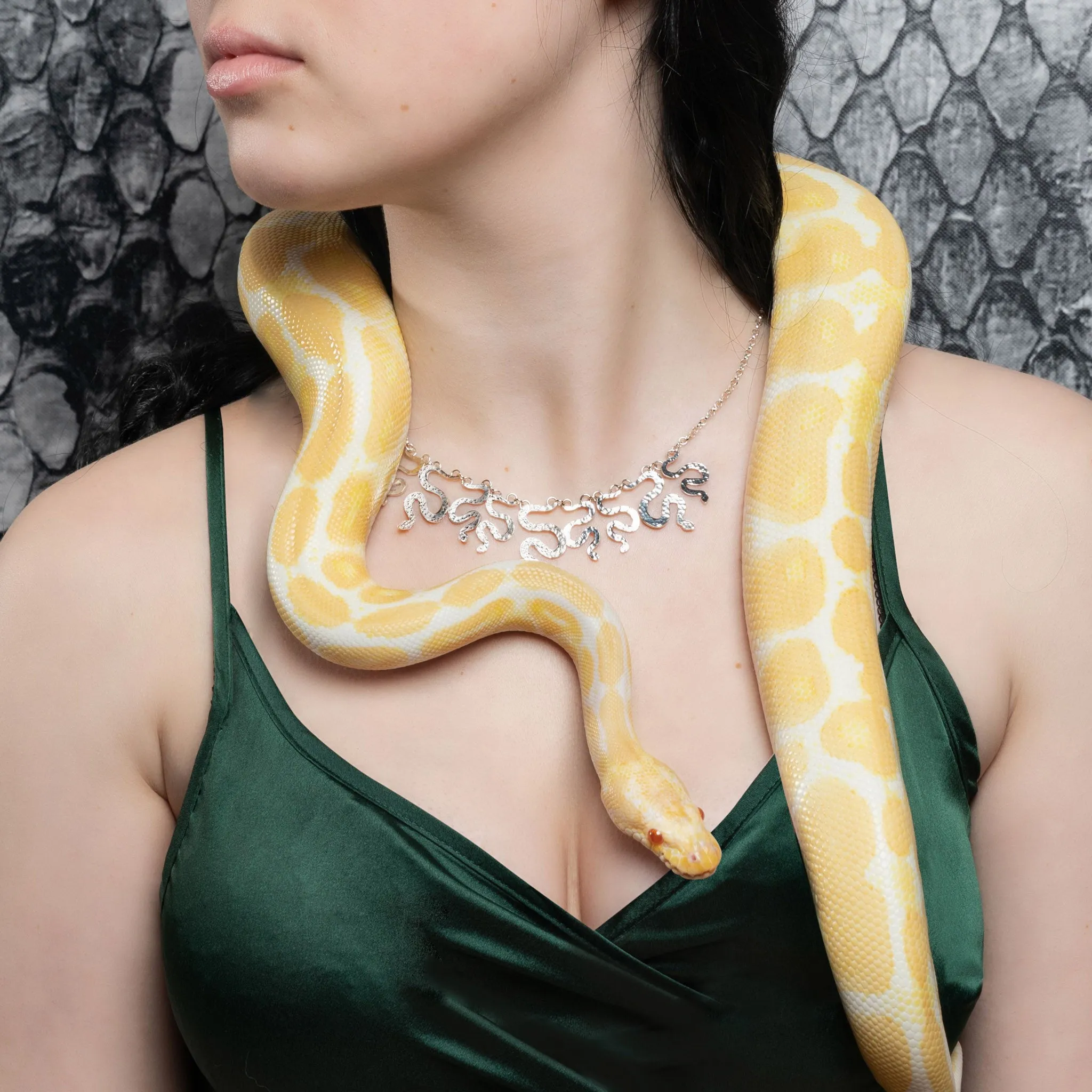 Medusa Gorgon Statement Necklace