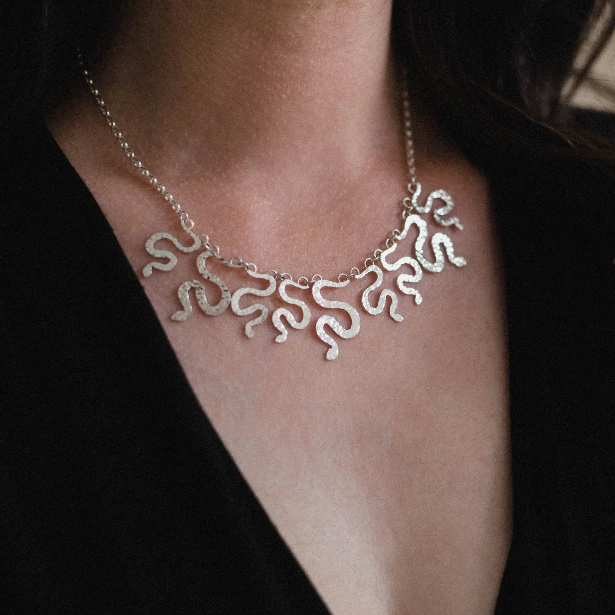 Medusa Gorgon Statement Necklace