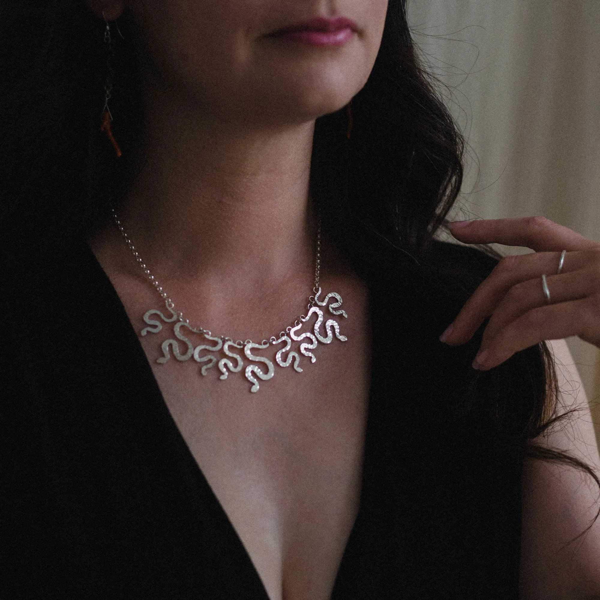 Medusa Gorgon Statement Necklace