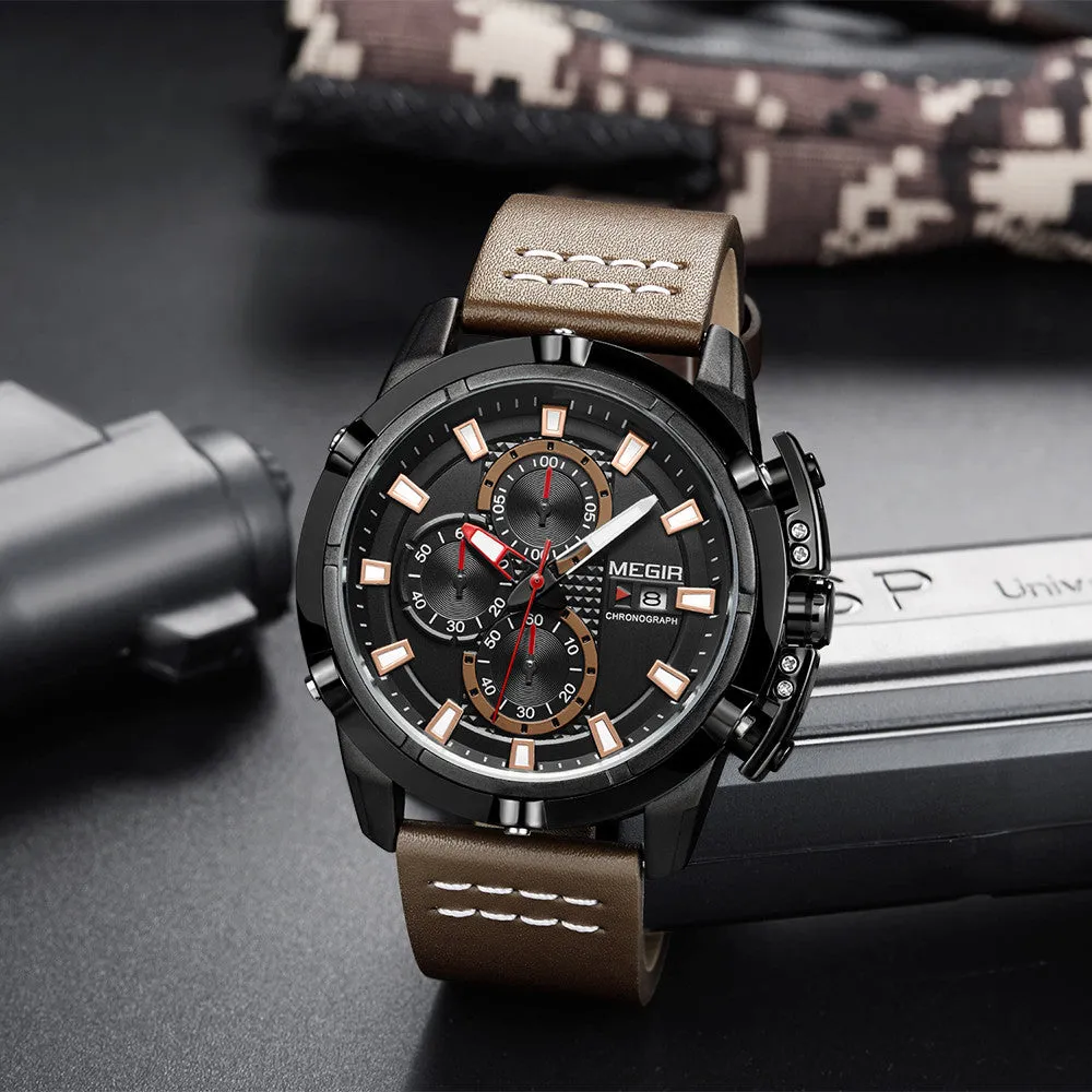 Men's Fashion Sport Water-Resistant Quartz Wristwatch
