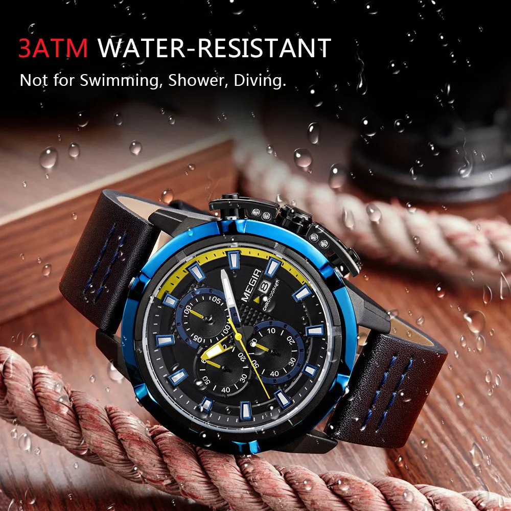 Men's Fashion Sport Water-Resistant Quartz Wristwatch