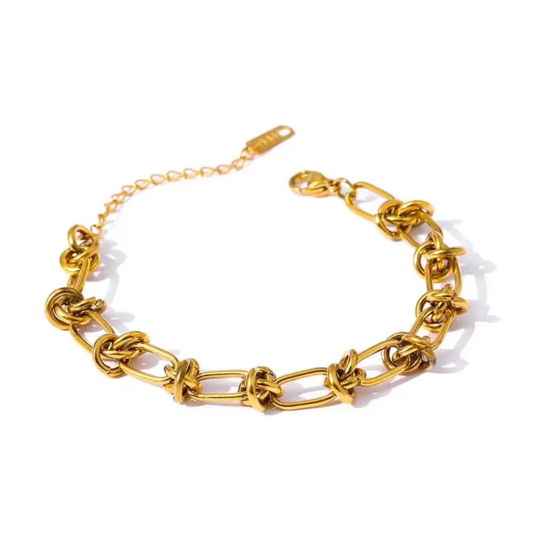 Miami Steel Knot Link Chain Necklace